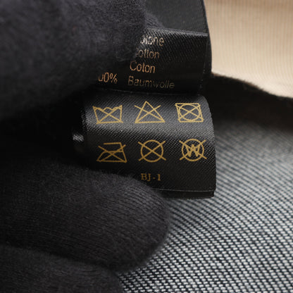 デニム キャスケット 帽子 コットン インディゴブルー ボルサリーノ 財布・小物 Borsalino