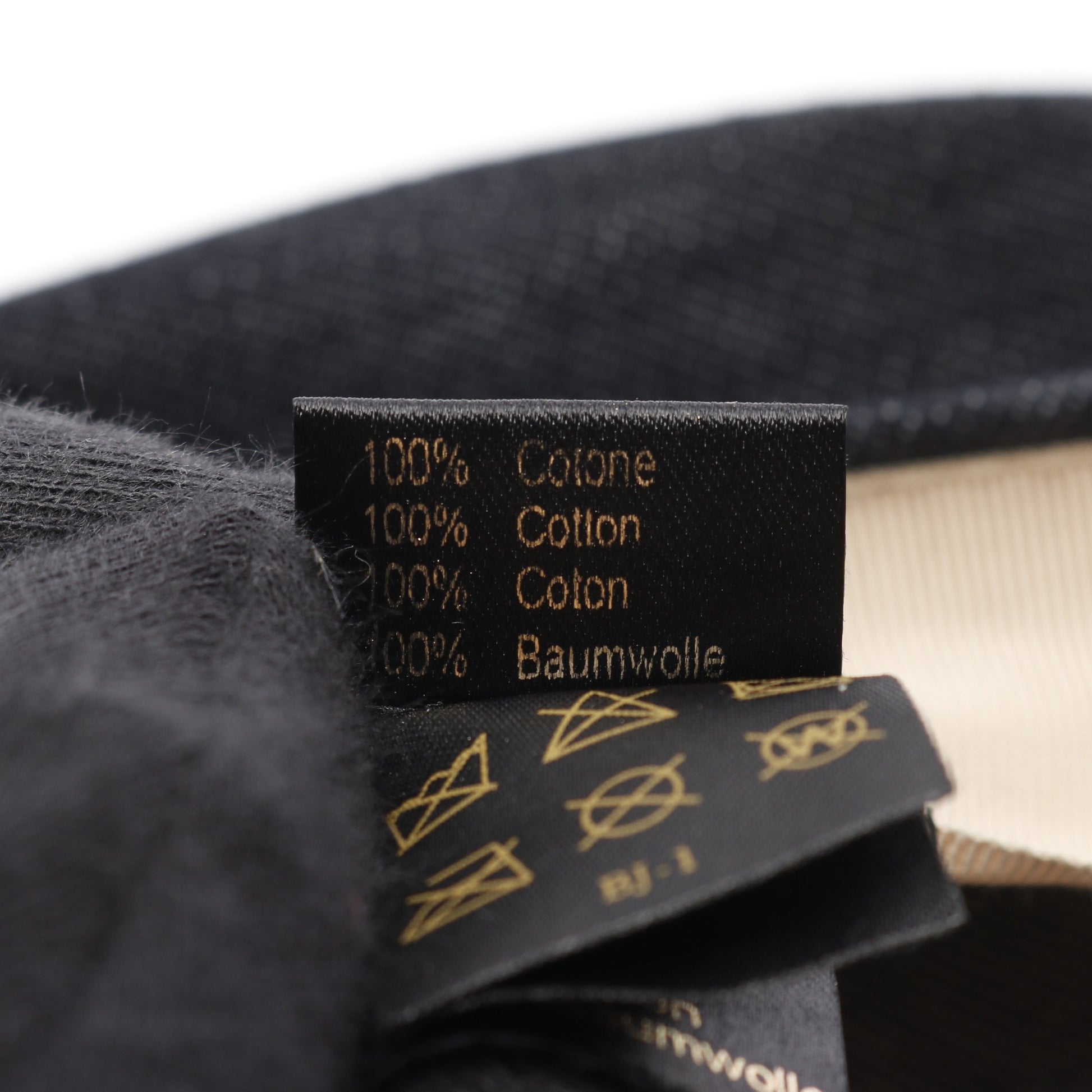 デニム キャスケット 帽子 コットン インディゴブルー ボルサリーノ 財布・小物 Borsalino