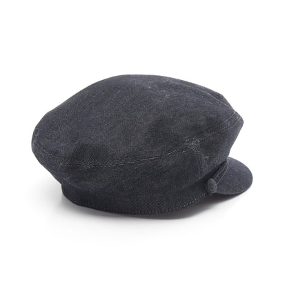 デニム キャスケット 帽子 コットン インディゴブルー ボルサリーノ 財布・小物 Borsalino