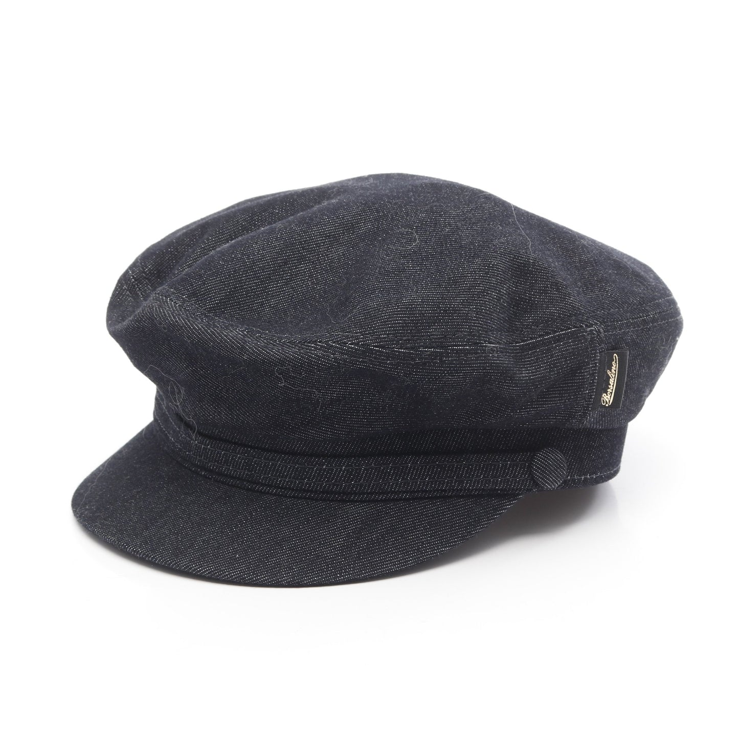 デニム キャスケット 帽子 コットン インディゴブルー ボルサリーノ 財布・小物 Borsalino