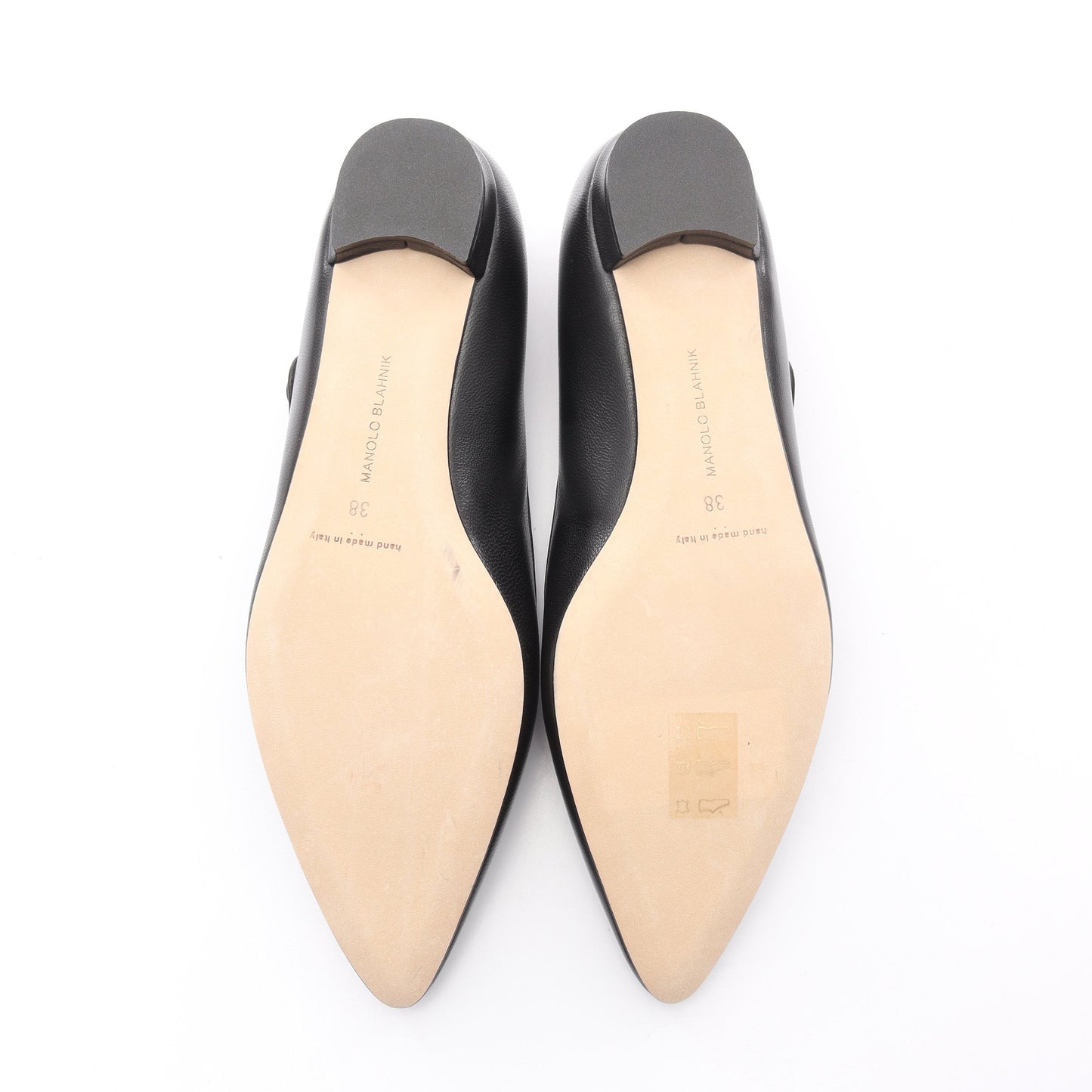 パンプス レザー ブラック マノロブラニク シューズ MANOLO BLAHNIK