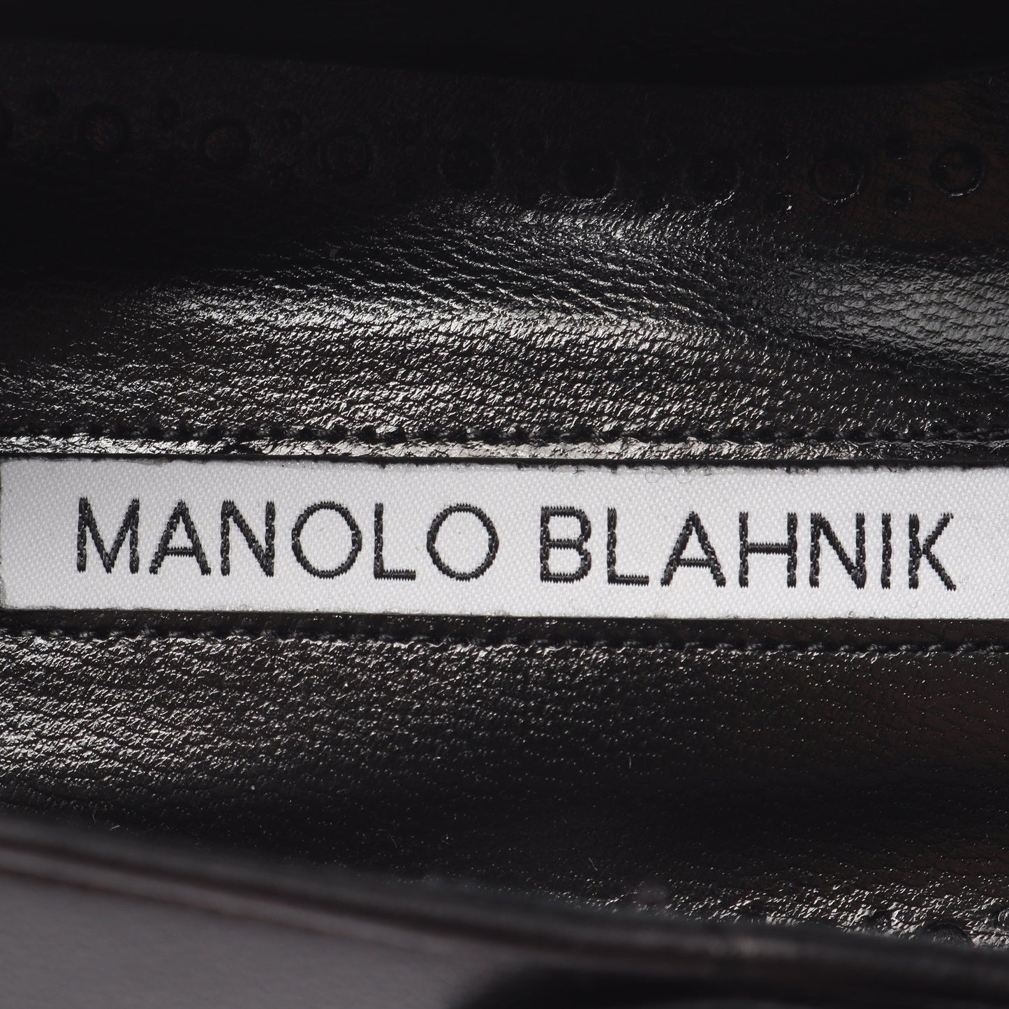 パンプス レザー ブラック マノロブラニク シューズ MANOLO BLAHNIK