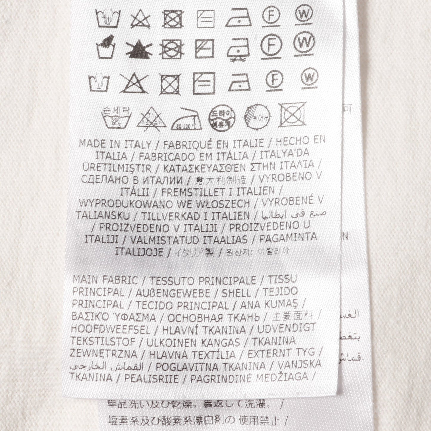 オーバーサイズ ロゴプリント Tシャツ コットン オフホワイト ジルサンダー トップス JIL SANDER