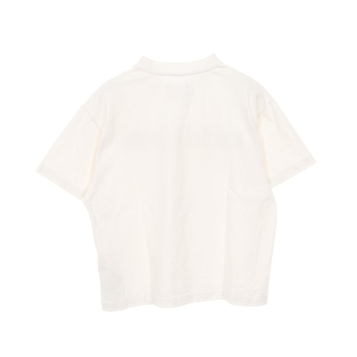オーバーサイズ ロゴプリント Tシャツ コットン オフホワイト ジルサンダー トップス JIL SANDER