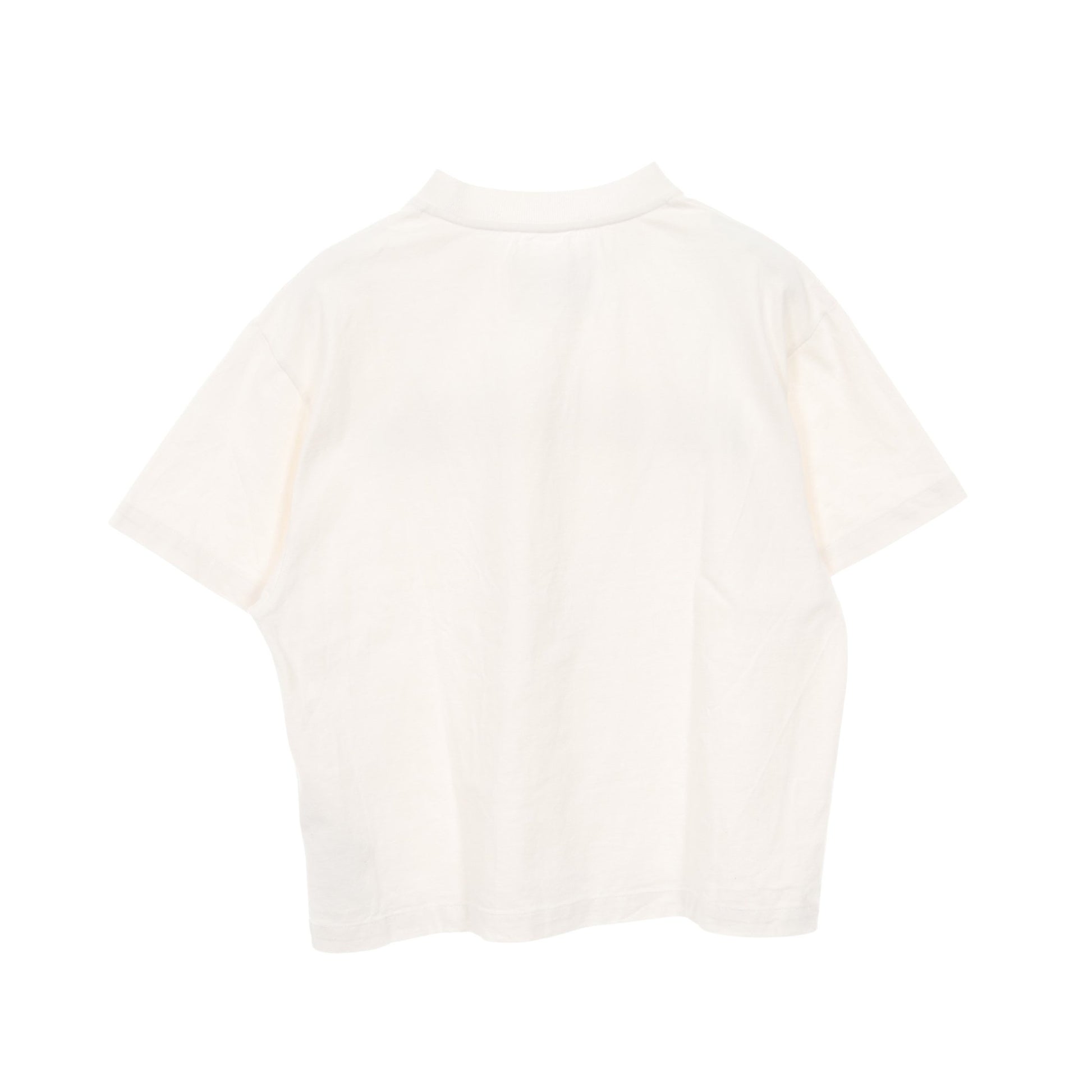オーバーサイズ ロゴプリント Tシャツ コットン オフホワイト ジルサンダー トップス JIL SANDER