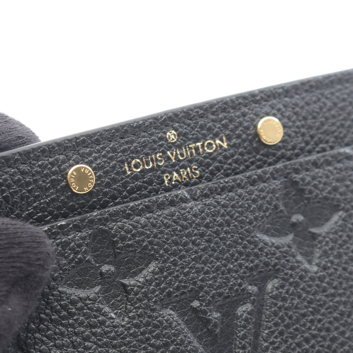 ポルト カルト サーンプル モノグラムアンプラント ノワール カードケース レザー ブラック ルイヴィトン 財布・小物 LOUIS VUITTON