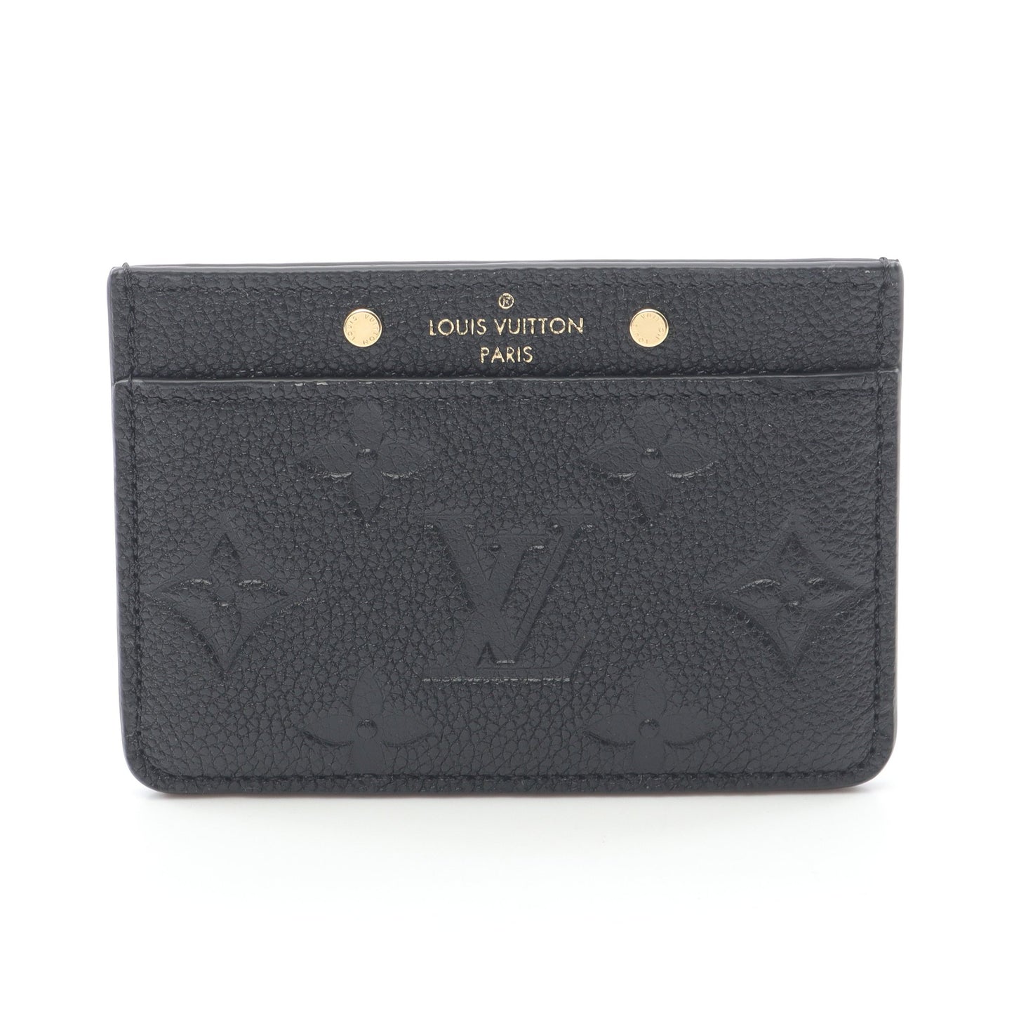 ポルト カルト サーンプル モノグラムアンプラント ノワール カードケース レザー ブラック ルイヴィトン 財布・小物 LOUIS VUITTON