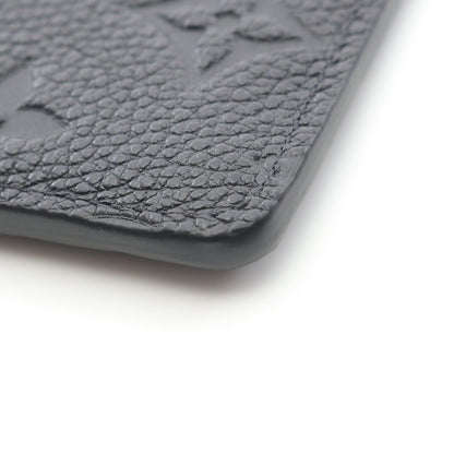 ポルト カルト サーンプル モノグラムアンプラント ノワール カードケース レザー ブラック ルイヴィトン 財布・小物 LOUIS VUITTON
