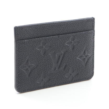 ポルト カルト サーンプル モノグラムアンプラント ノワール カードケース レザー ブラック ルイヴィトン 財布・小物 LOUIS VUITTON