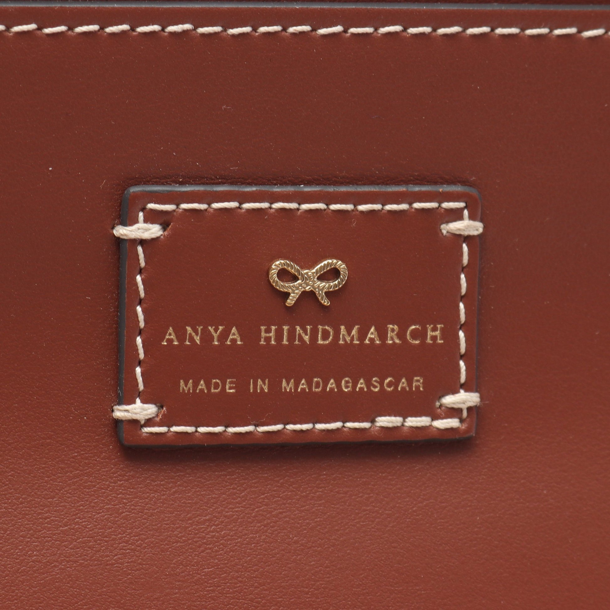 Round Bow Tote ショルダーバッグ トートバッグ ラフィア レザー ベージュ アニヤハインドマーチ バッグ ANYA HINDMARCH