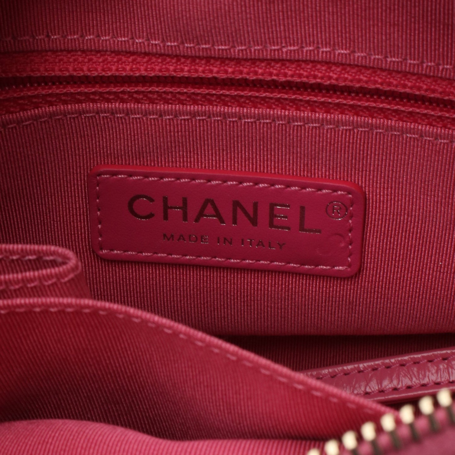 ガブリエル ドゥ シャネル スモール ホーボー チェーンショルダーバッグ レザー ピンク コンビ金具 シャネル バッグ CHANEL