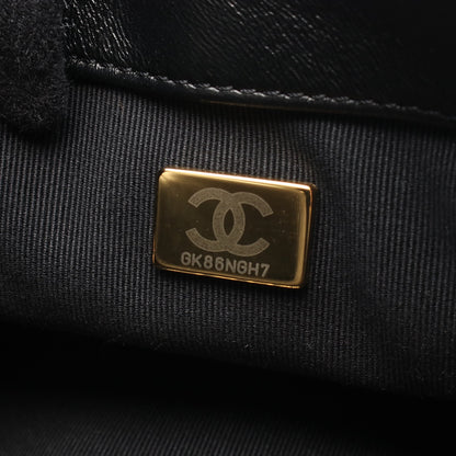 マトラッセ チェーンショルダーバッグ レザー ブラック コンビ金具 シャネル バッグ CHANEL