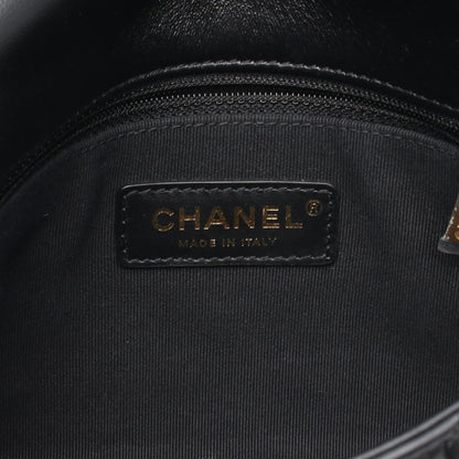 マトラッセ チェーンショルダーバッグ レザー ブラック コンビ金具 シャネル バッグ CHANEL