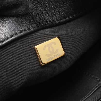 マトラッセ バックパック リュックサック レザー ブラック ゴールド金具 シャネル バッグ CHANEL