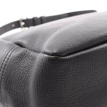 LOUIS VUITTON × NIGO ブサス トーキョー モノグラムデニム ショルダーバッグ キャンバス レザー ブラック NIGOコラボ ルイヴィトン バッグ LOUIS VUITTON