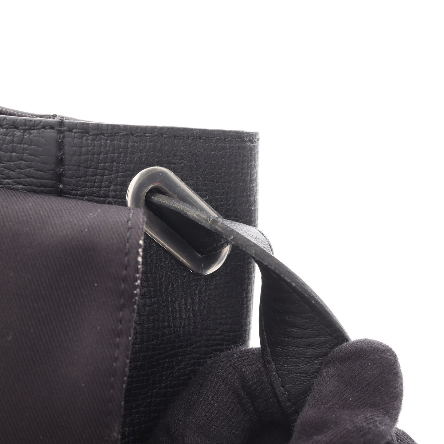 LOUIS VUITTON × NIGO ブサス トーキョー モノグラムデニム ショルダーバッグ キャンバス レザー ブラック NIGOコラボ ルイヴィトン バッグ LOUIS VUITTON