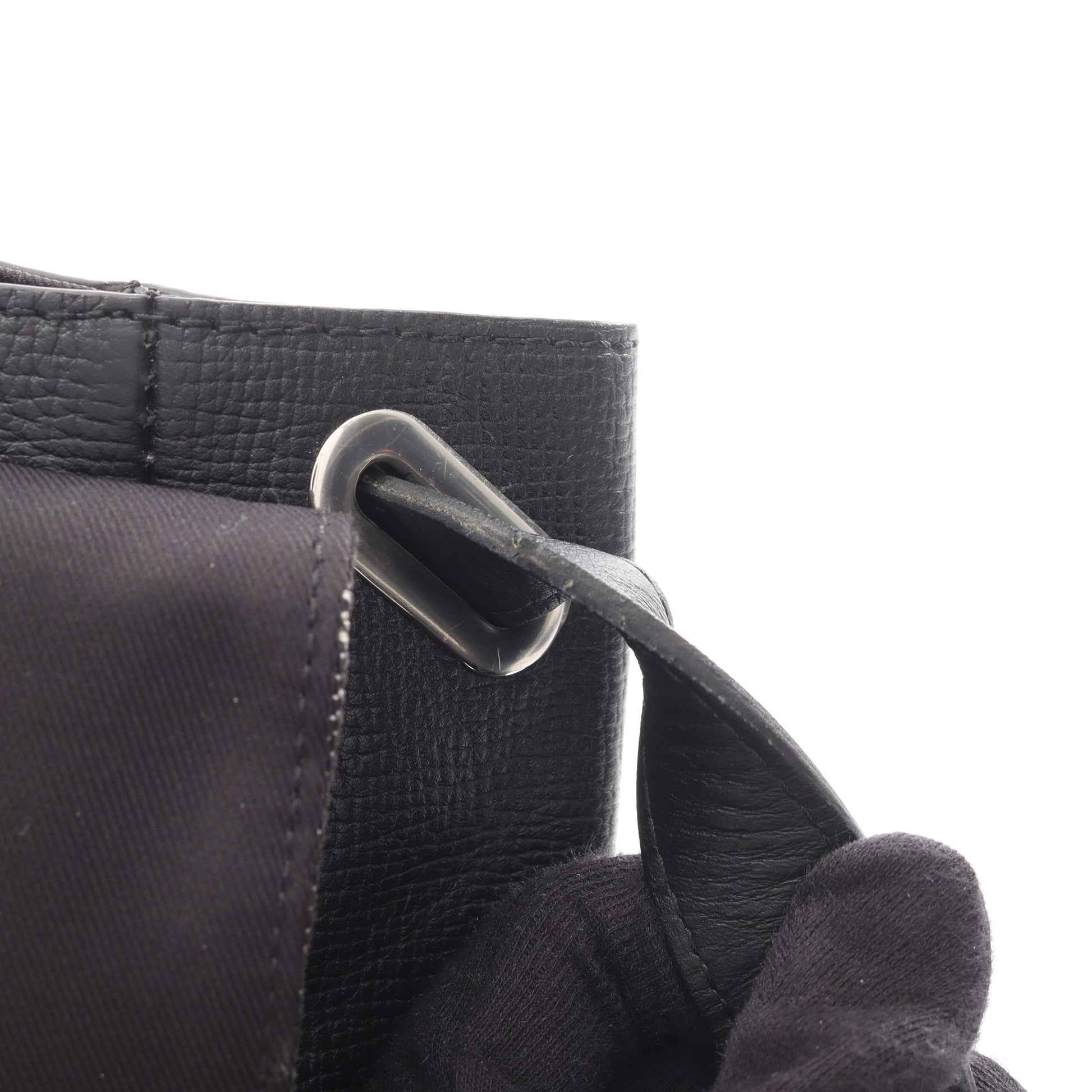 LOUIS VUITTON × NIGO ブサス トーキョー モノグラムデニム ショルダーバッグ キャンバス レザー ブラック NIGOコラボ ルイヴィトン バッグ LOUIS VUITTON