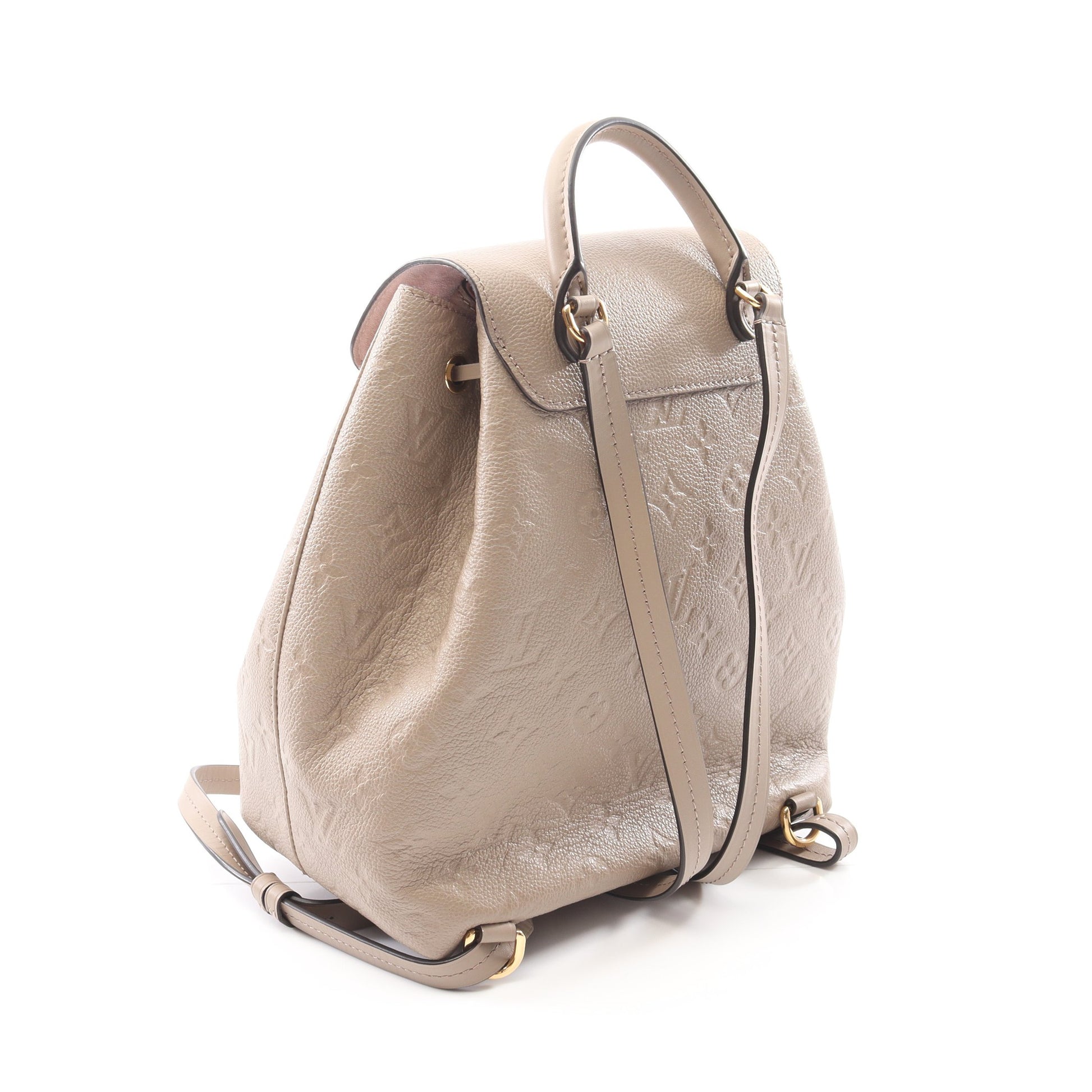 モンスリPM モノグラムアンプラント トゥルトレール バックパック リュックサック レザー グレーベージュ ルイヴィトン バッグ LOUIS VUITTON