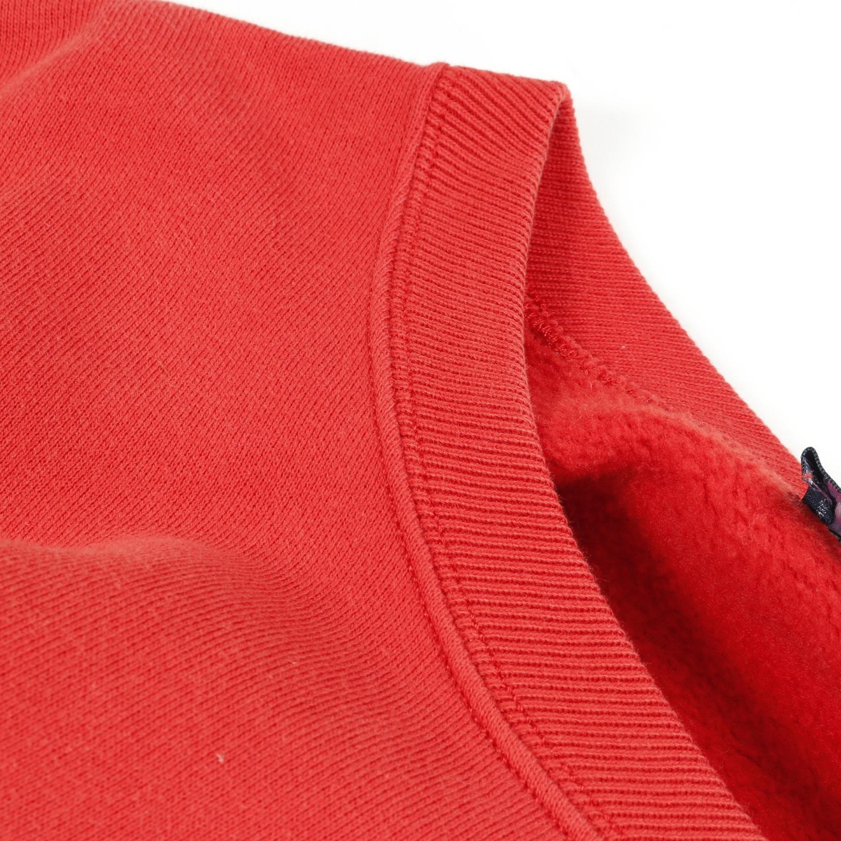 ポロベア スウェットシャツ クルーネック コットン レッド 裏起毛 ポロ