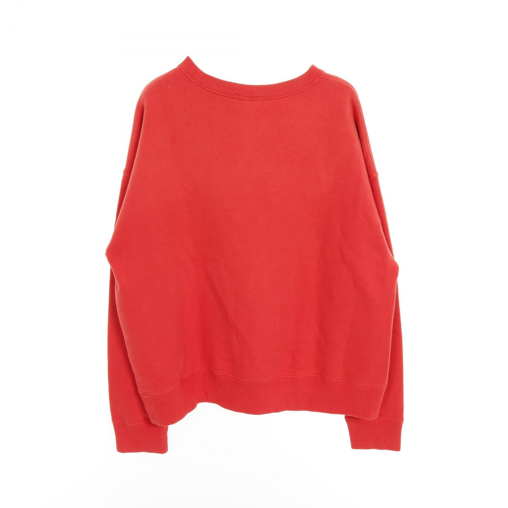 ポロベア スウェットシャツ クルーネック コットン レッド 裏起毛 ポロ