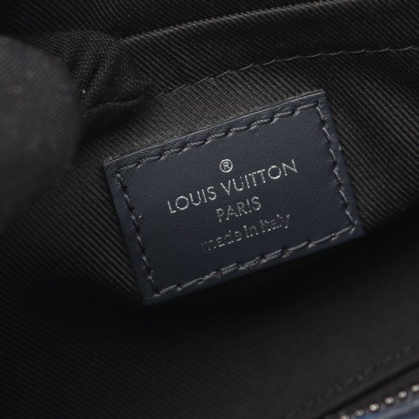 ソフト ポロションPM ダミエラッシュ ハンドバッグ レザー ブルー ブラック 2WAY ルイヴィトン バッグ LOUIS VUITTON