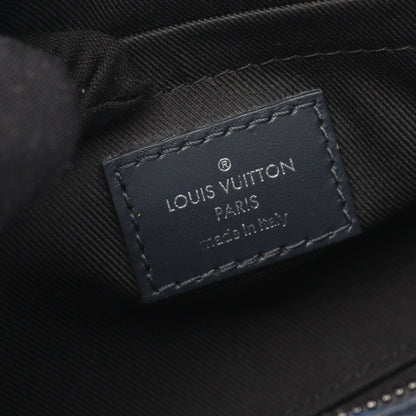 ソフト ポロションPM ダミエラッシュ ハンドバッグ レザー ブルー ブラック 2WAY ルイヴィトン バッグ LOUIS VUITTON