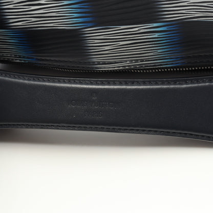 ソフト ポロションPM ダミエラッシュ ハンドバッグ レザー ブルー ブラック 2WAY ルイヴィトン バッグ LOUIS VUITTON