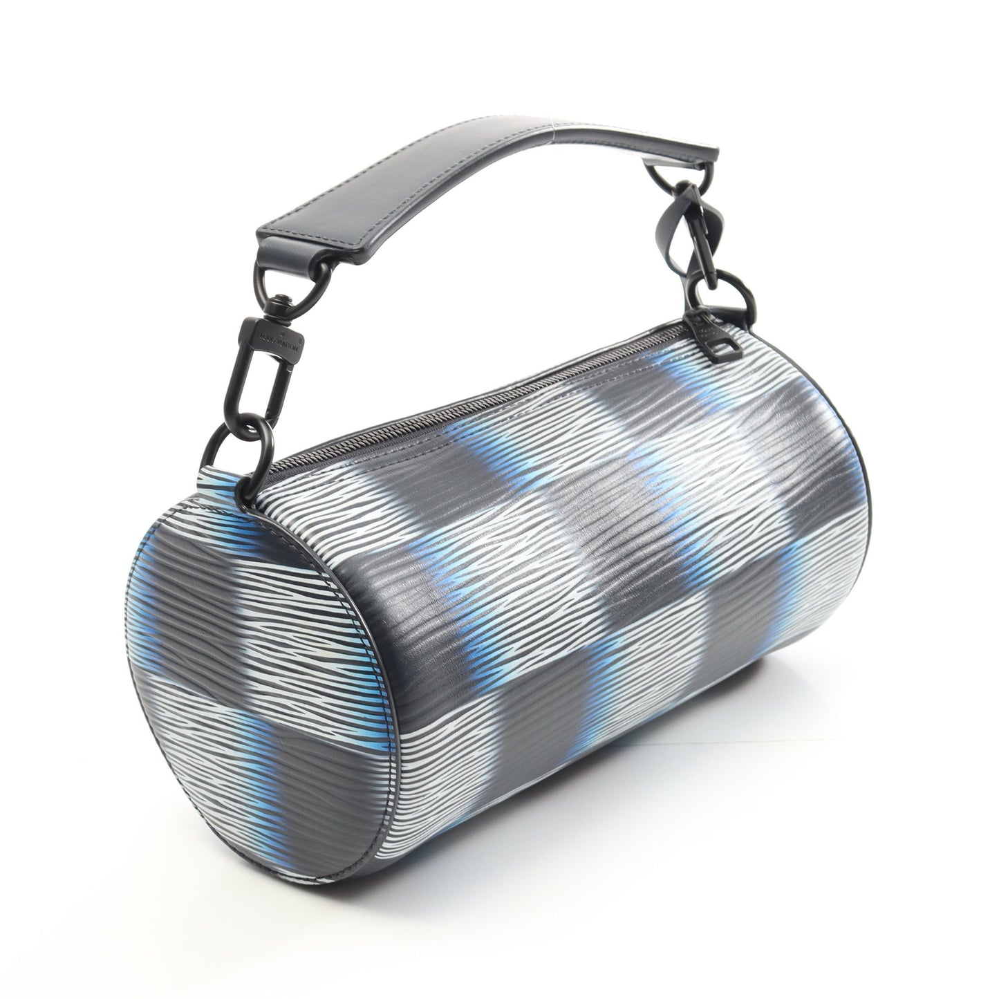 ソフト ポロションPM ダミエラッシュ ハンドバッグ レザー ブルー ブラック 2WAY ルイヴィトン バッグ LOUIS VUITTON