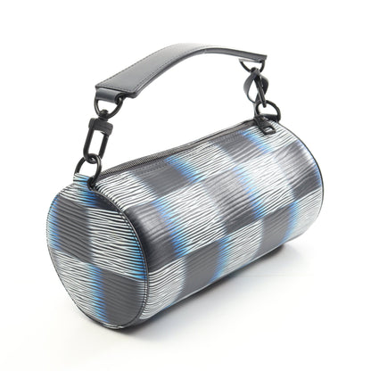 ソフト ポロションPM ダミエラッシュ ハンドバッグ レザー ブルー ブラック 2WAY ルイヴィトン バッグ LOUIS VUITTON