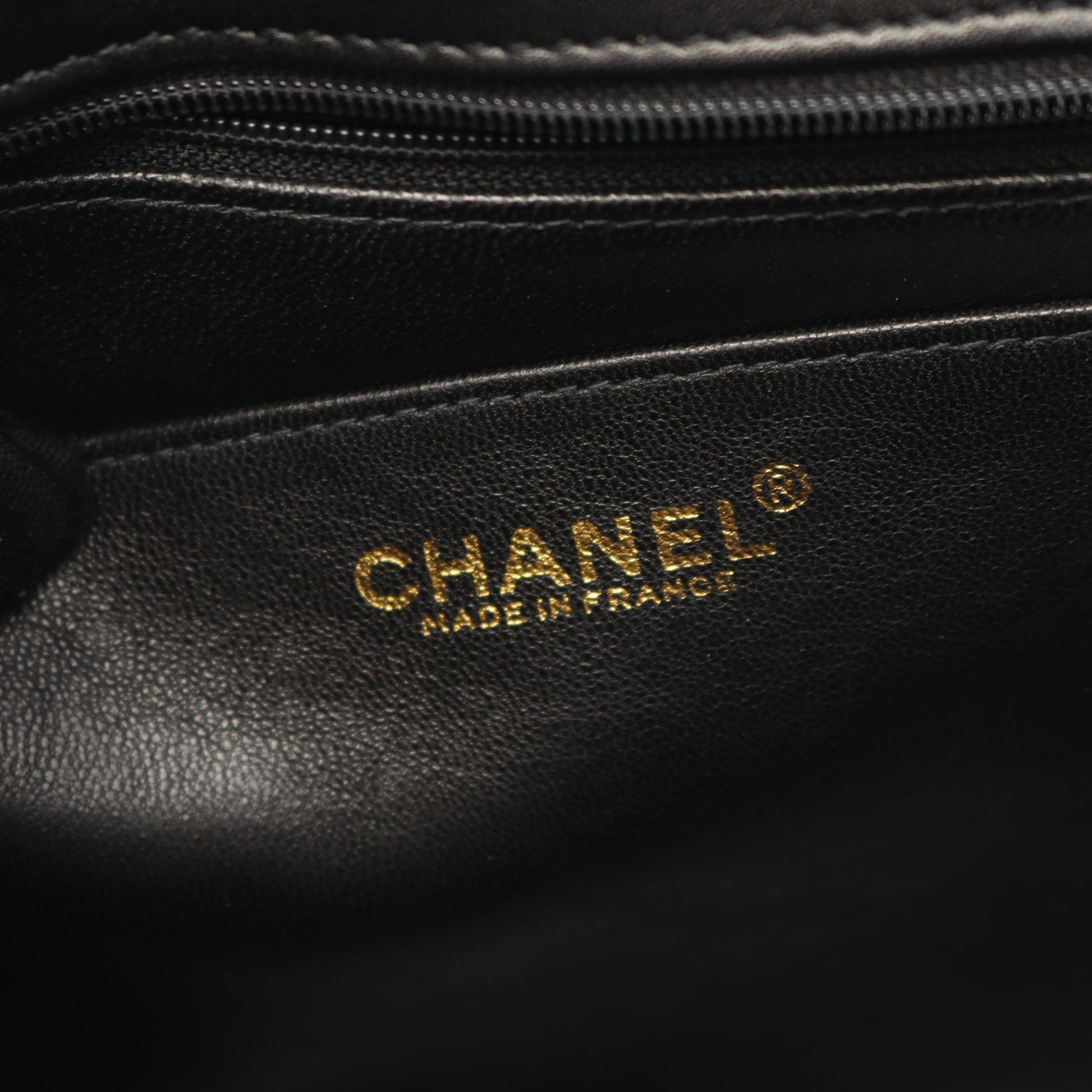 2.55 マトラッセ ショルダーバッグ ラムスキン ブラック ゴールド金具 シャネル バッグ CHANEL