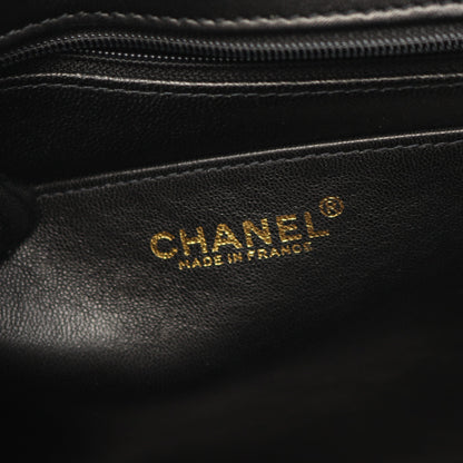 2.55 マトラッセ ショルダーバッグ ラムスキン ブラック ゴールド金具 シャネル バッグ CHANEL