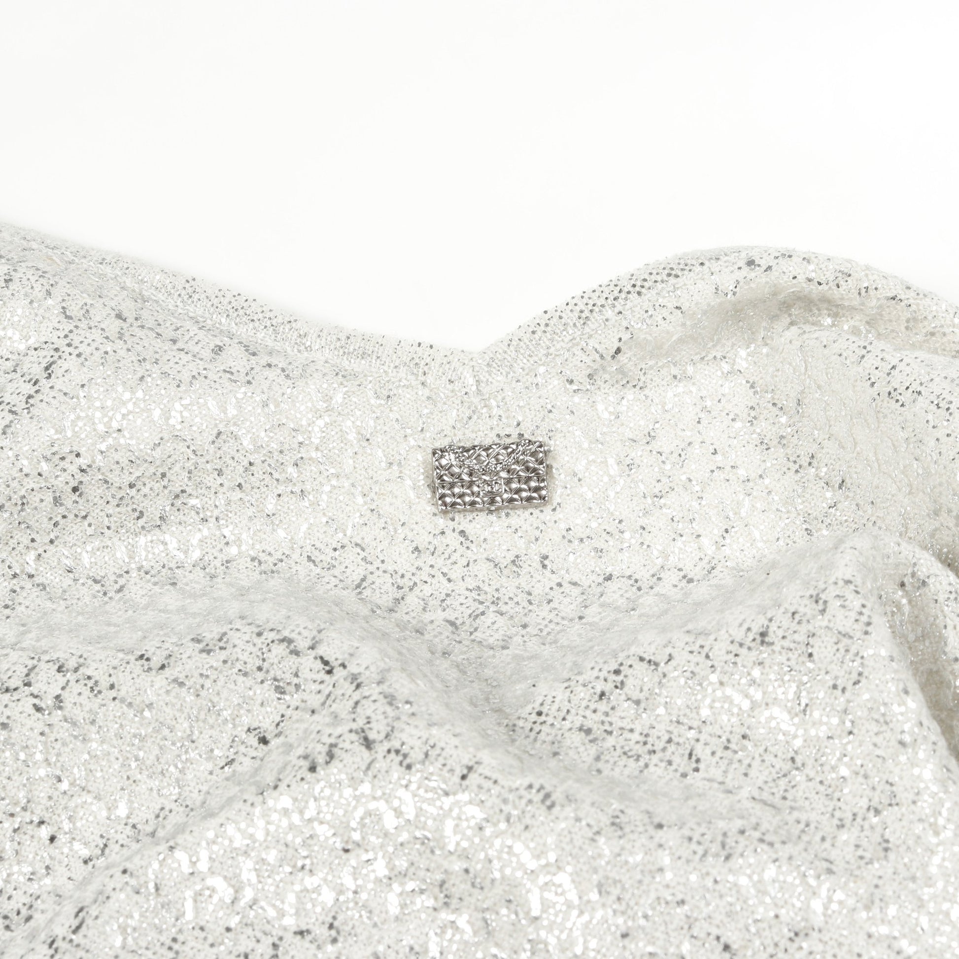 タンクトップ ニット ノースリーブ コットン リネン ライトグレー  