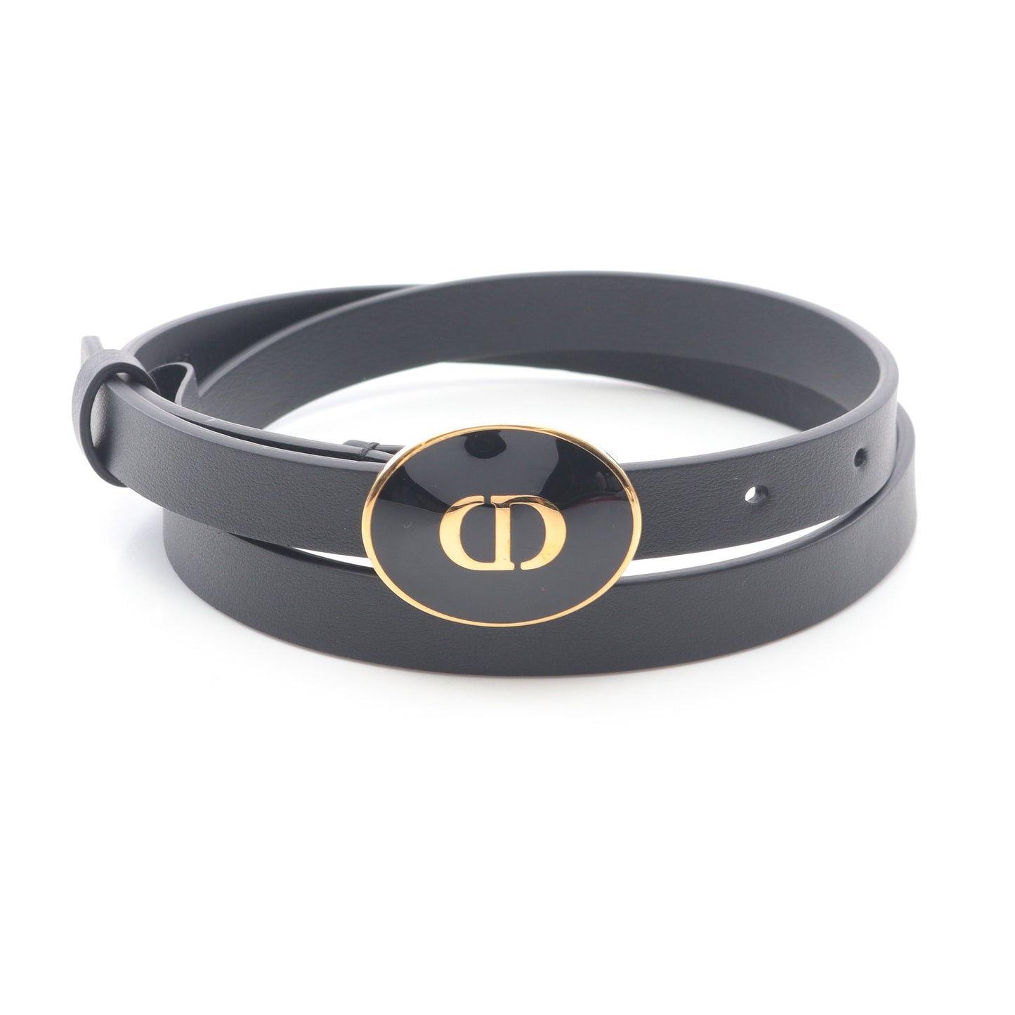 CDロゴ ベルト レザー ブラック クリスチャンディオール 財布・小物 Christian Dior