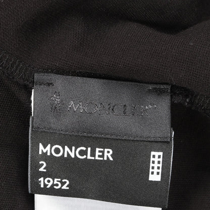 GENIUS 2 MONCLER 1952 Tシャツ クルーネック バックロゴ コットン ブラック モンクレール トップス MONCLER