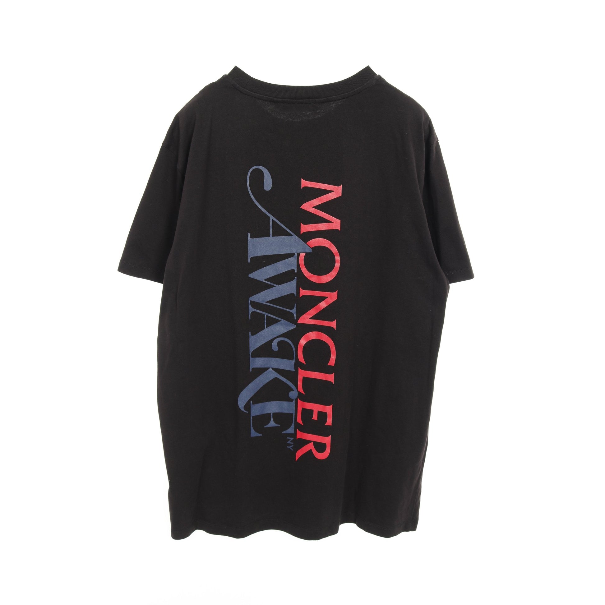 GENIUS 2 MONCLER 1952 Tシャツ クルーネック バックロゴ コットン ブラック モンクレール トップス MONCLER