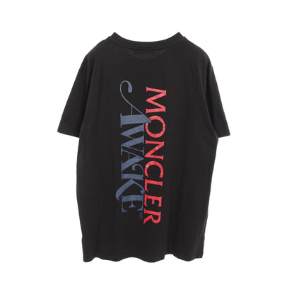 GENIUS 2 MONCLER 1952 Tシャツ クルーネック バックロゴ コットン ブラック モンクレール トップス MONCLER