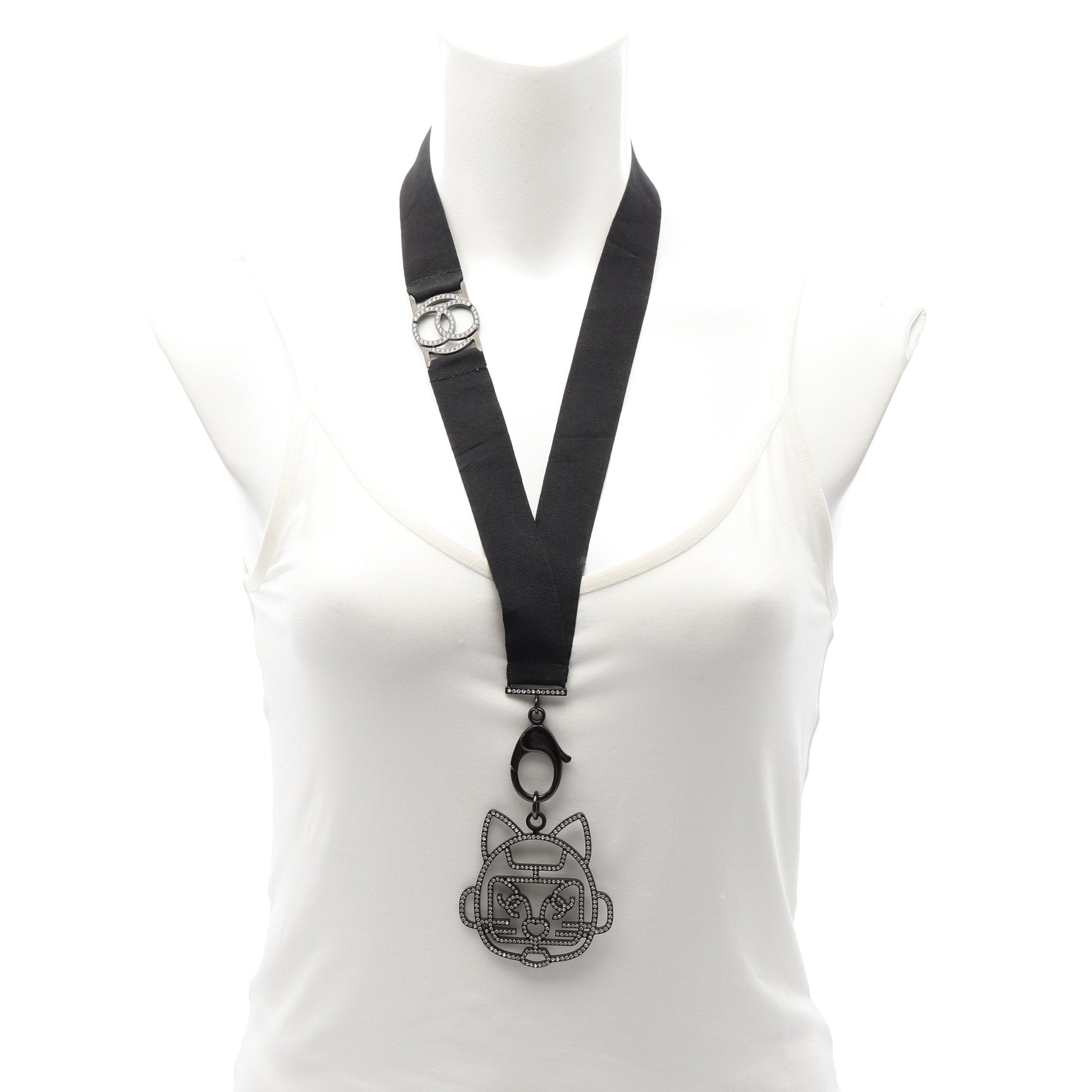 CHANEL キャットロボット ネックレス CHANEL ロボット猫モチーフネックレス