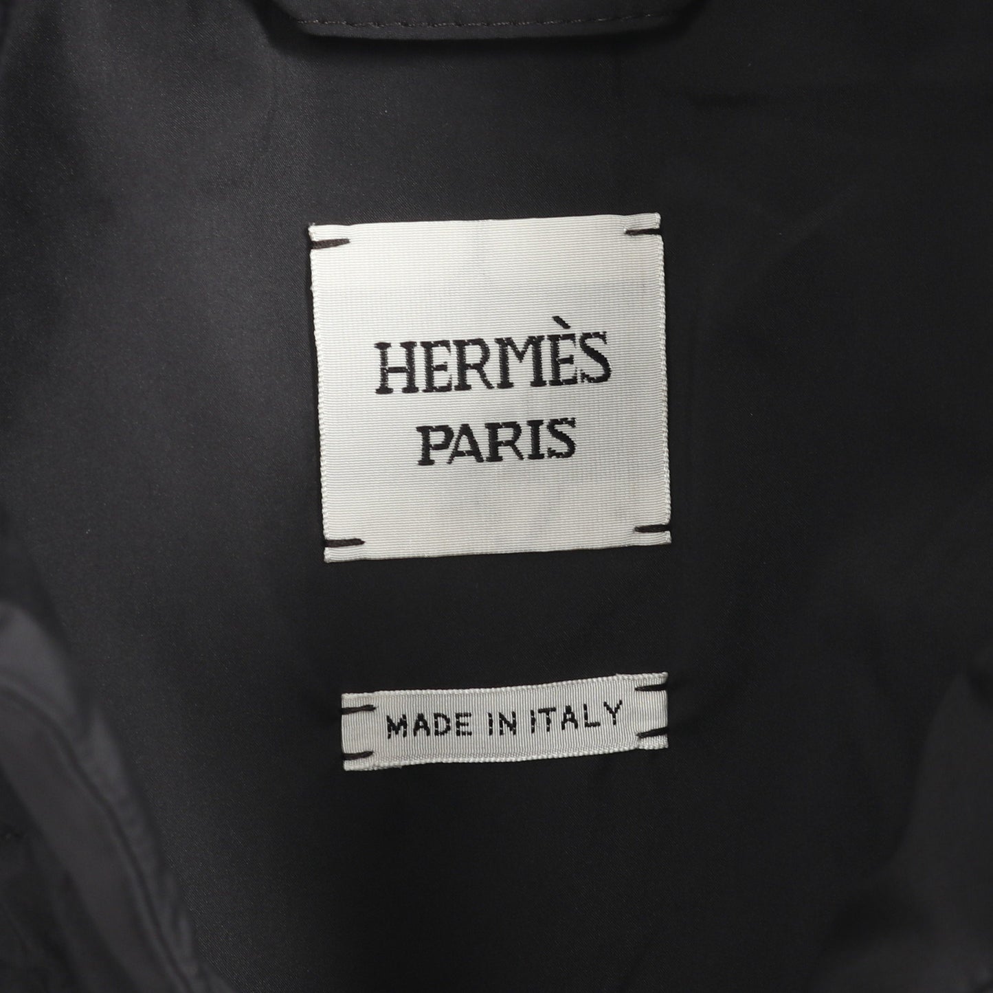 クルードセル キルティング ボンバーベスト ブルーノワール ジレ ベスト ダークネイビー エルメス アウター HERMES