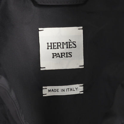 クルードセル キルティング ボンバーベスト ブルーノワール ジレ ベスト ダークネイビー エルメス アウター HERMES