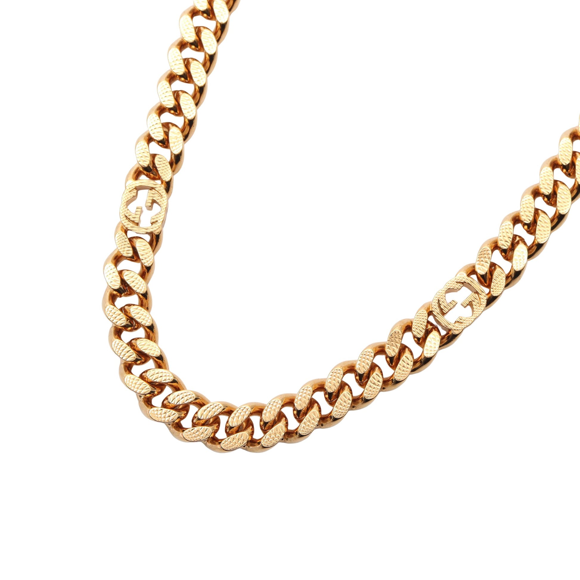 インターロッキング ネックレス GP ゴールド グッチ アクセサリー GUCCI