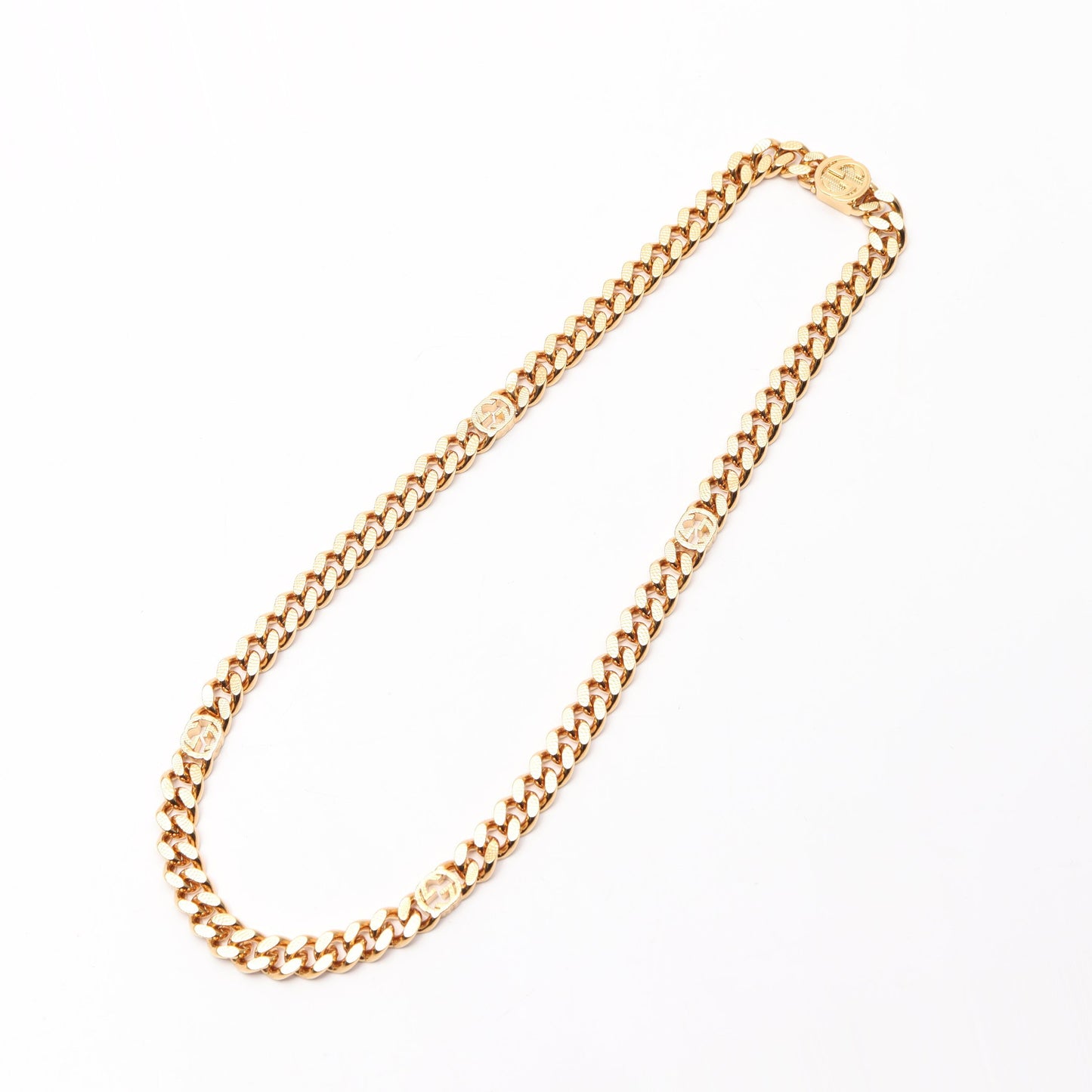 インターロッキング ネックレス GP ゴールド グッチ アクセサリー GUCCI