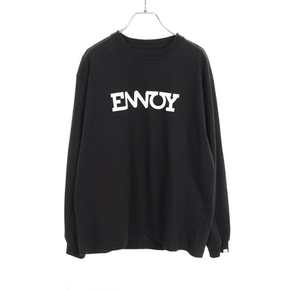 Electric Logo L/S Tee Tシャツ 長袖 コットン ブラック エンノイ トップス ENNOY