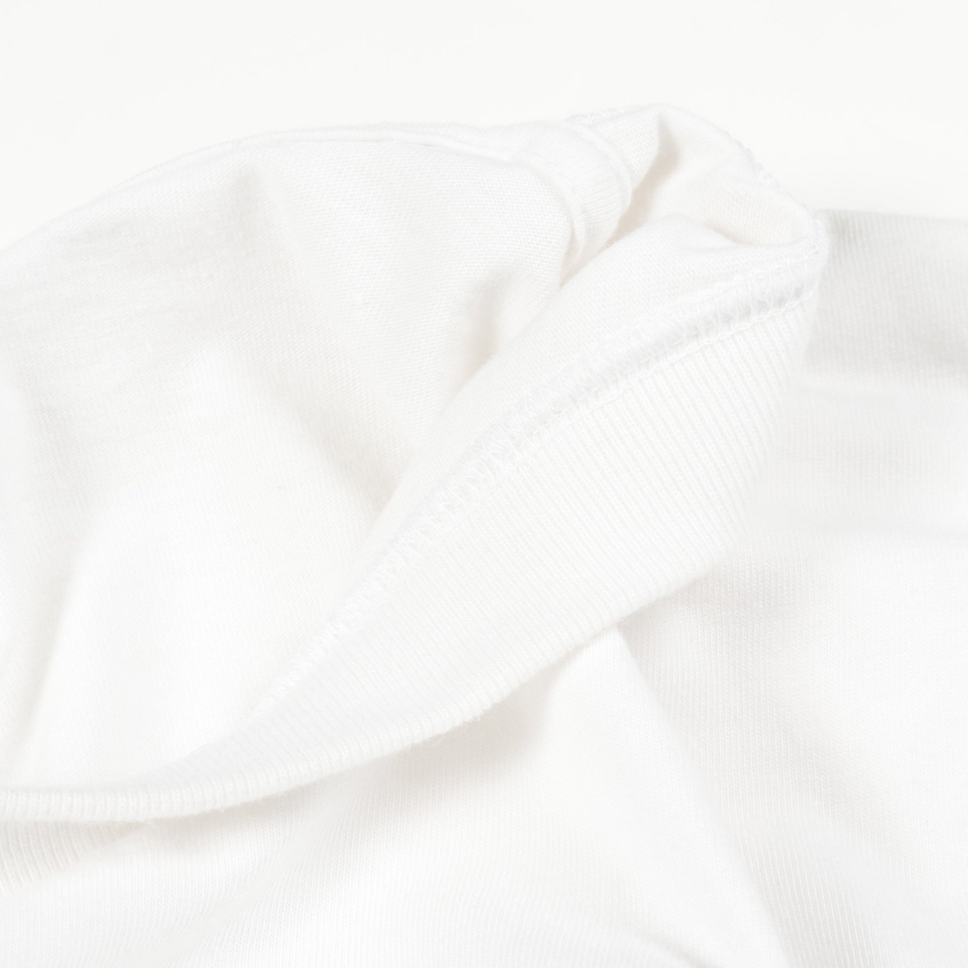 Tシャツ クルーネック 半袖 ロゴ刺繍 コットン ホワイト エンノイ トップス ENNOY