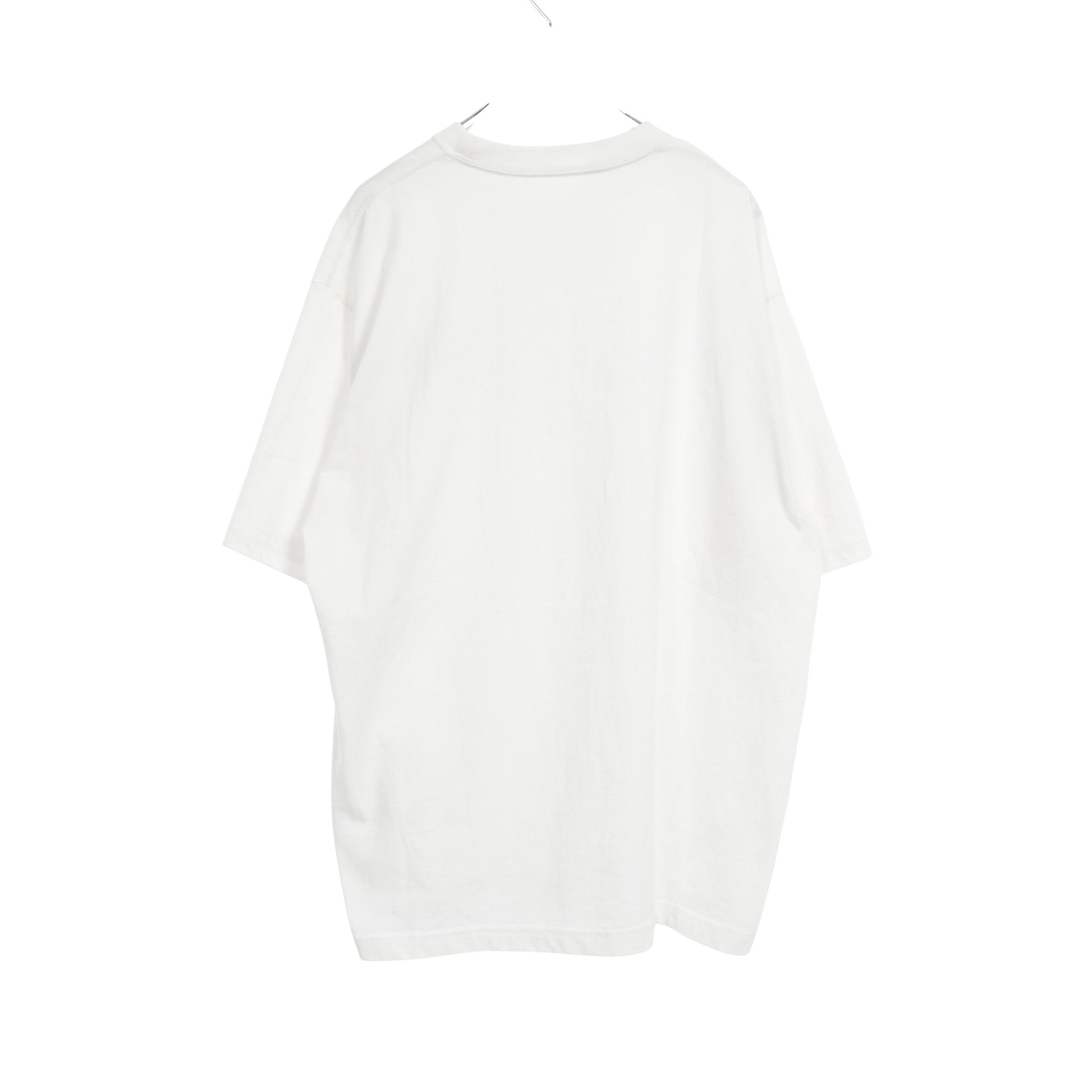 Tシャツ クルーネック 半袖 ロゴ刺繍 コットン ホワイト エンノイ トップス ENNOY