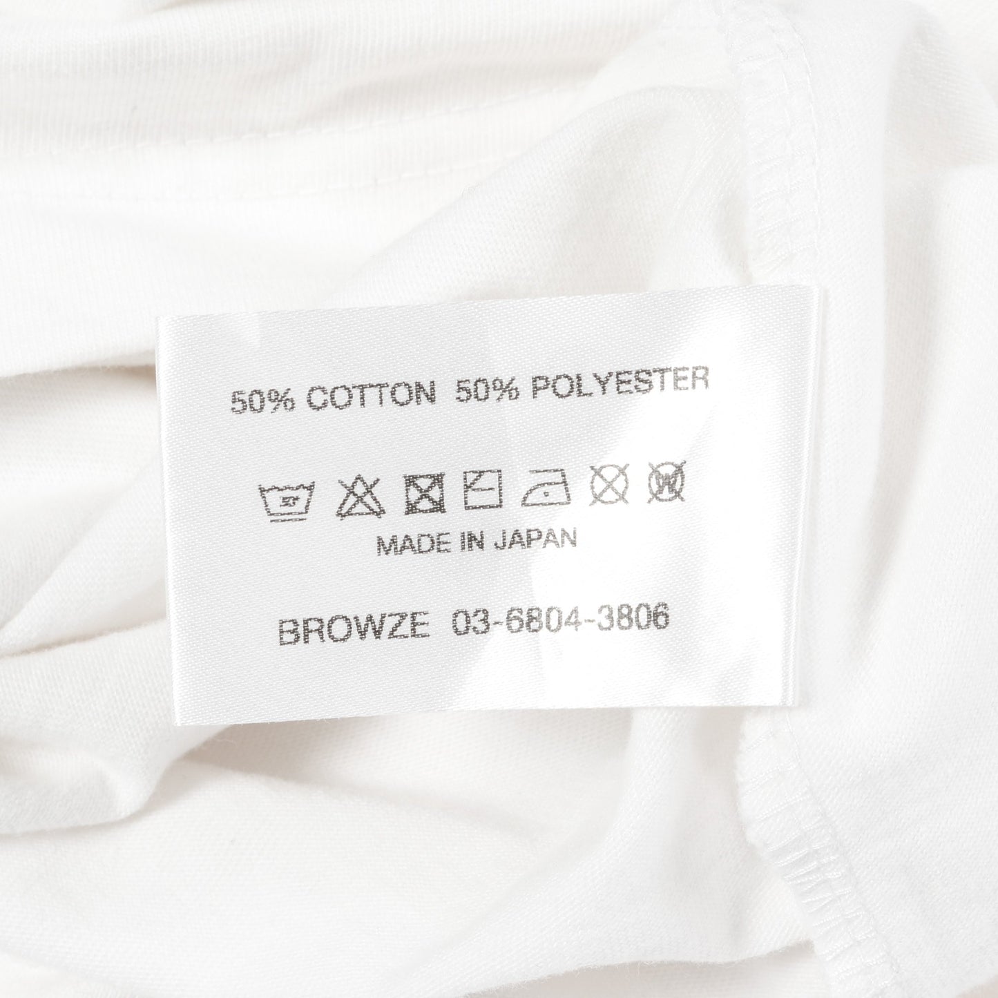 Tシャツ クルーネック 半袖 ロゴ刺繍 コットン ホワイト エンノイ トップス ENNOY
