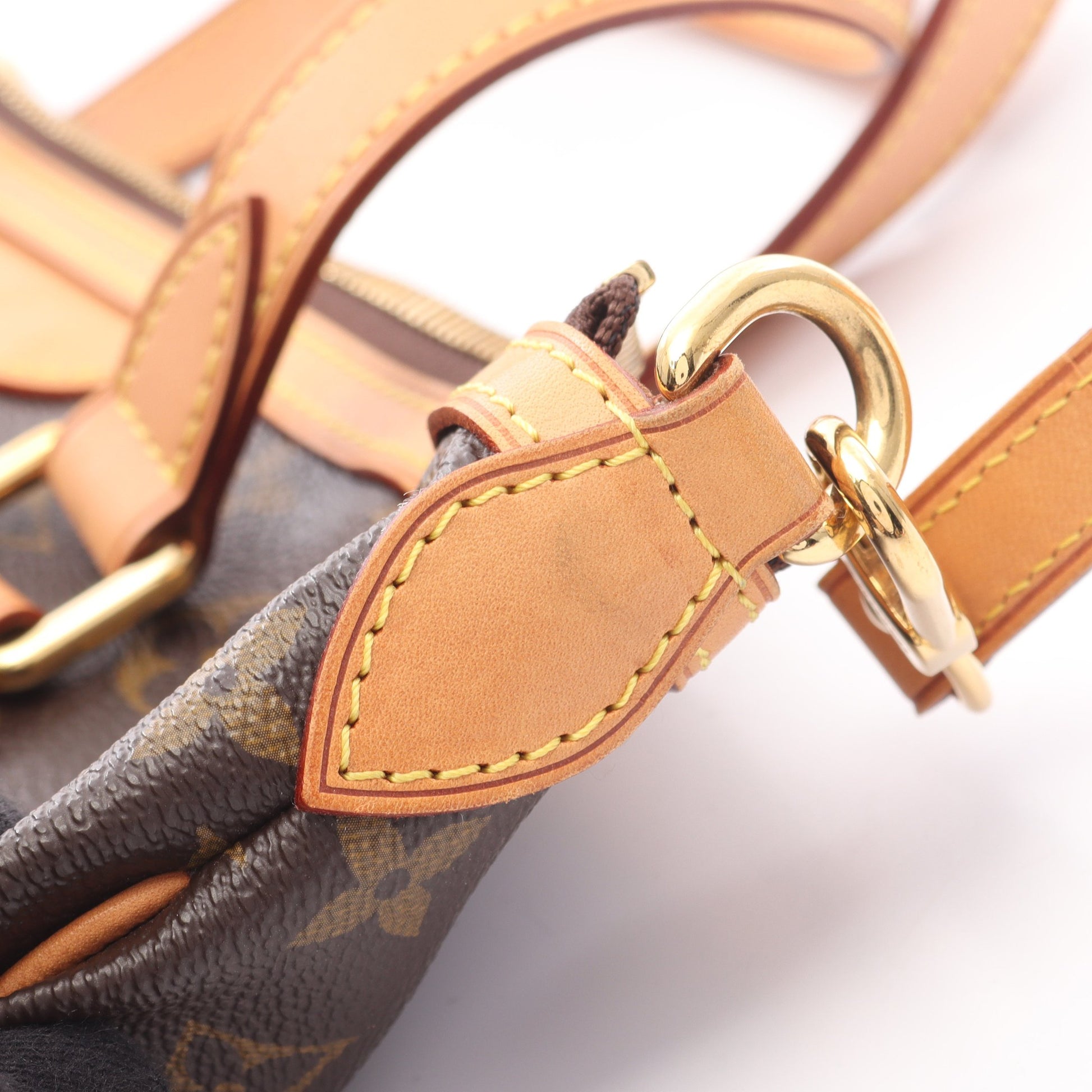 パレルモPM モノグラム ハンドバッグ PVC レザー ブラウン 2WAY ルイ  