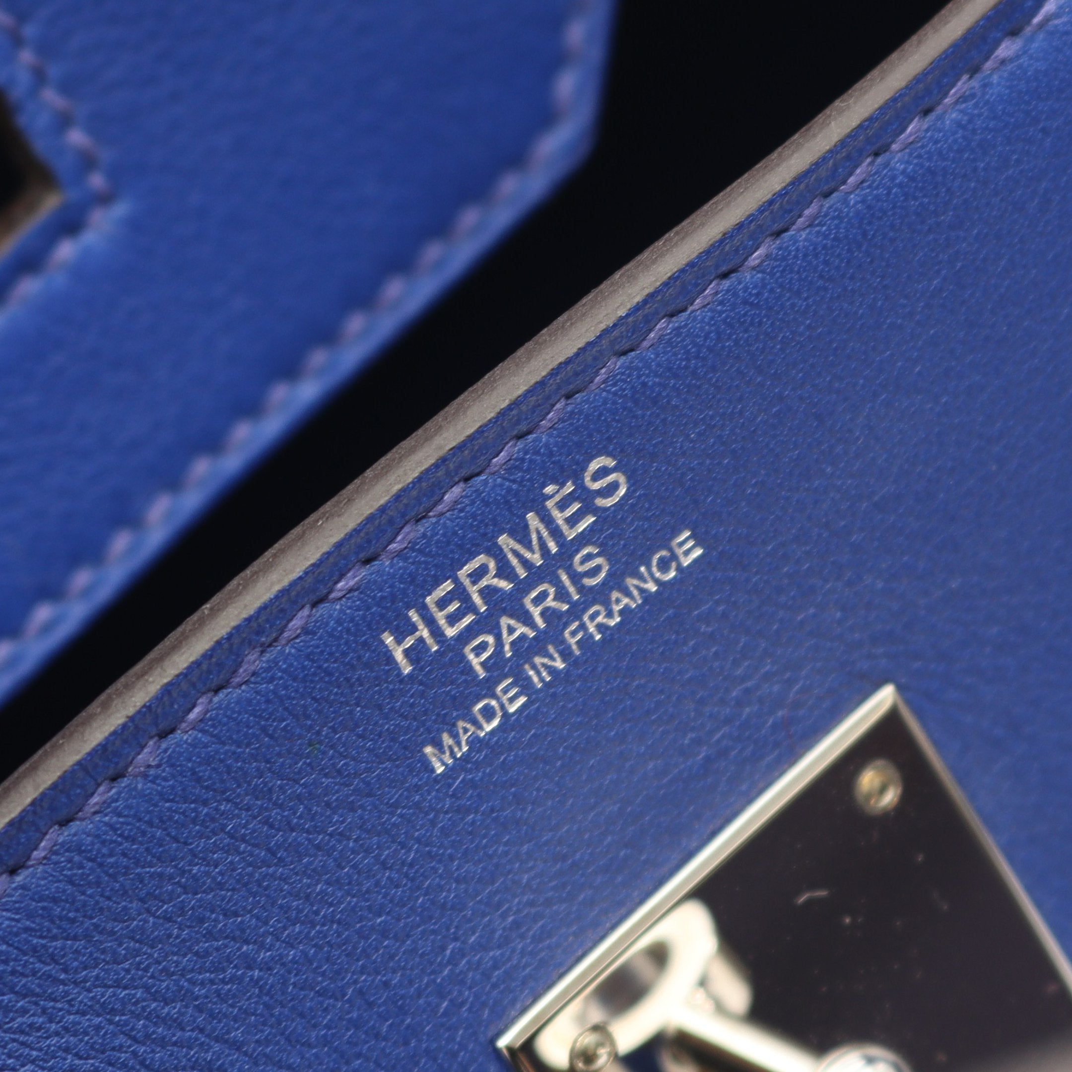 バーキン30 ブルーエレクトリック ハンドバッグ ヴォースイフト ブルー