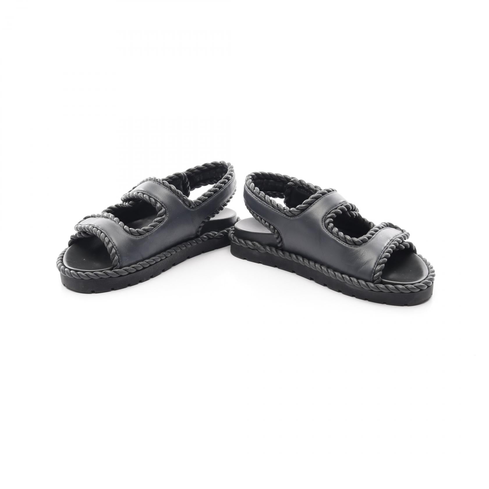 ジャック フラット サンダル レザー グレー ボッテガヴェネタ – RECLO