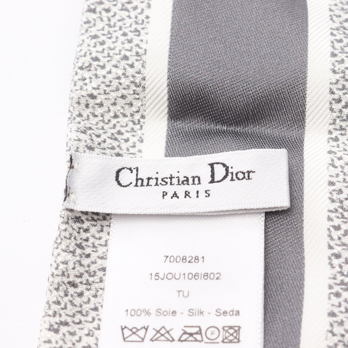 ミッツァ スカーフ シルク グレー ホワイト クリスチャンディオール 財布・小物 Christian Dior