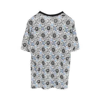 モノグラム Tシャツ 総柄 コットン ホワイト ブラック ブルー ルイヴィトン トップス LOUIS VUITTON